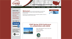 Desktop Screenshot of csap.org