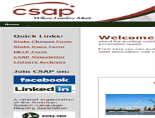 Tablet Screenshot of csap.org